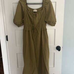 Universal Thread Khaki Long Sleeve Dress